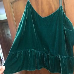 JCrew velvet tank